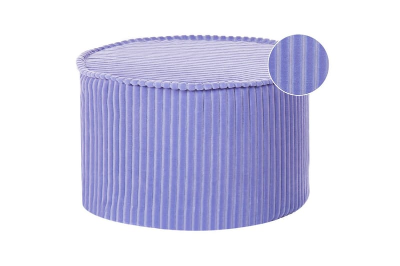 Fodskammel Zikria Violet - Violet - Møbler - Stole & lænestole - Taburet & skammel - Ottoman