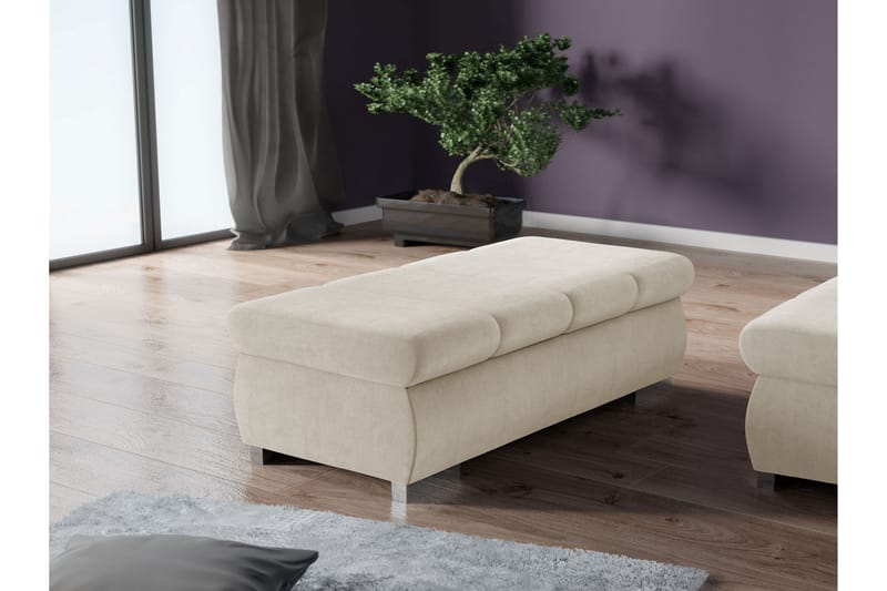 Gamal Fotpall 60 cm - Beige - Møbler - Stole & lænestole - Taburet & skammel - Puf