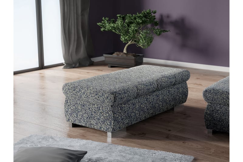 Gamal Fotpall 60 cm - Marineblå - Møbler - Stole & lænestole - Taburet & skammel - Puf