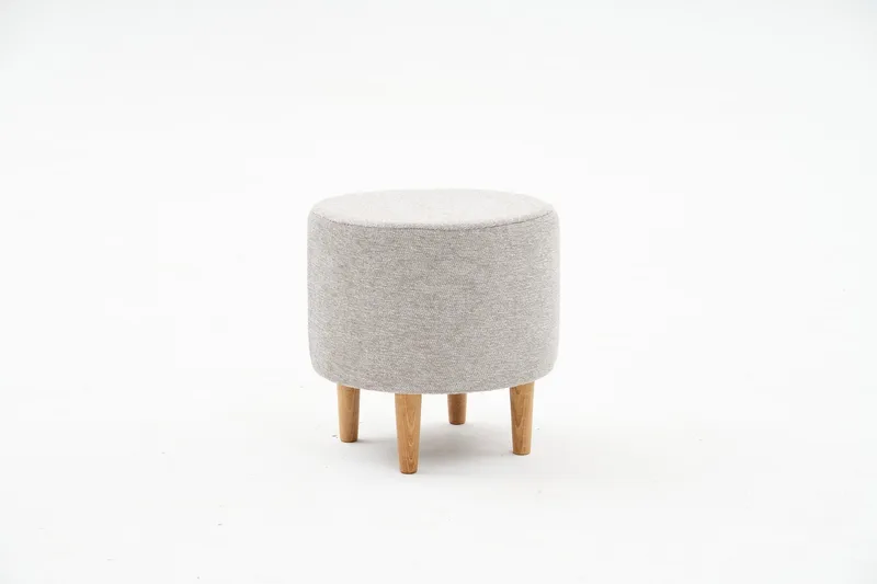 Gianni Puf 40 cm, Hvid