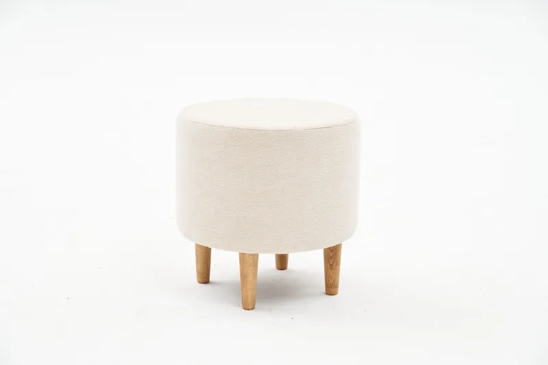 Gianni Puf 40 cm - Creme - Møbler - Stole & lænestole - Taburet & skammel - Ottoman