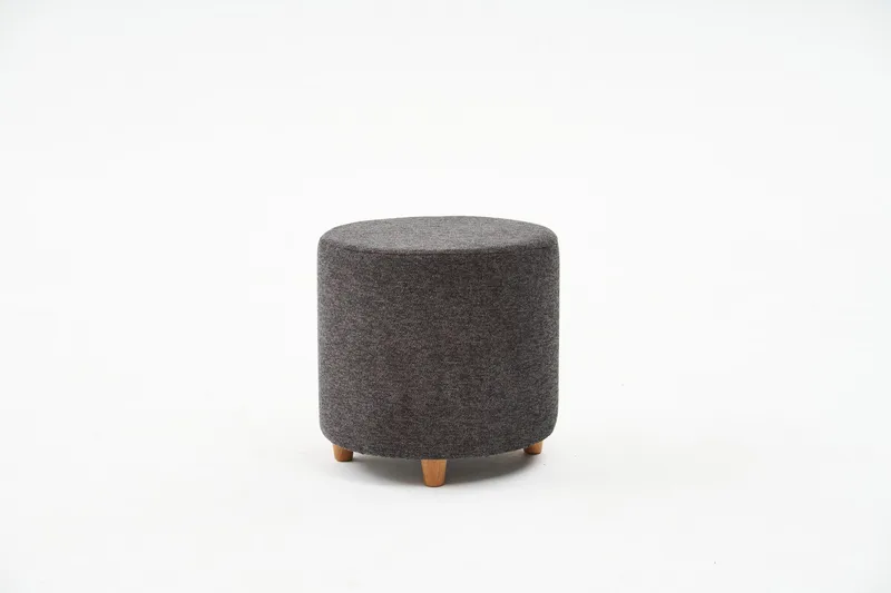 Gilberto Puf 40 cm - Antracit/Kobber - Møbler - Stole & lænestole - Taburet & skammel - Ottoman