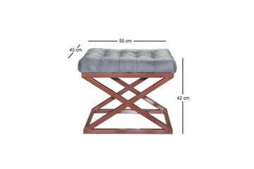 Gillie Puf 40 cm - Kobber/Grå - Møbler - Stole & lænestole - Taburet & skammel - Ottoman