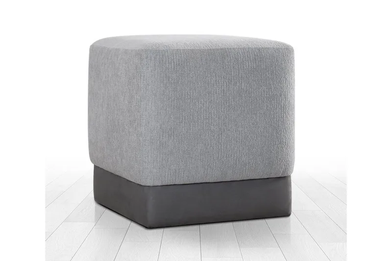 Gladys Puf 45 cm - Grå - Møbler - Stole & lænestole - Taburet & skammel - Ottoman