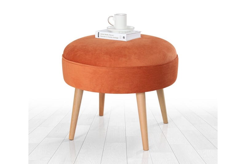 Graysen Puf 52 cm - Orange - Møbler - Stole & lænestole - Taburet & skammel - Ottoman