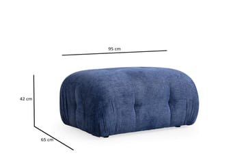 Greta Fodskammel 95 cm - Blå - Møbler - Stole & lænestole - Taburet & skammel - Puf