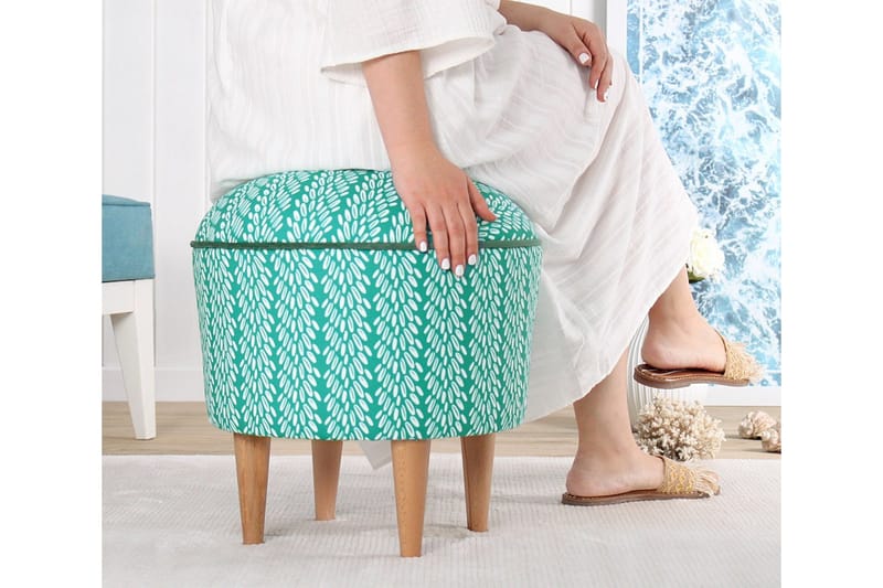 Greysen Puf 43 cm - Multifarvet - Møbler - Stole & lænestole - Taburet & skammel - Ottoman