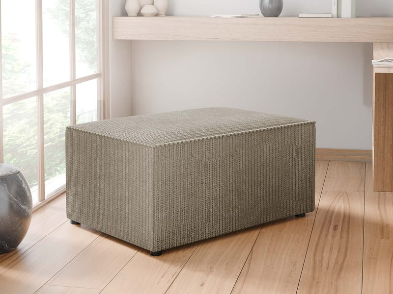 Hobson Fodskammel 60 cm - Blå - Møbler - Stole & lænestole - Taburet & skammel - Puf