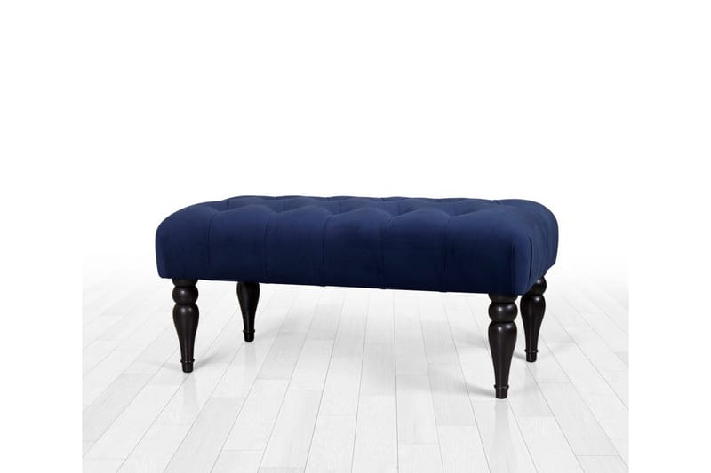 Hodgenville Fodskammel 92 cm Rektangulær - Marineblå - Møbler - Stole & lænestole - Taburet & skammel - Puf