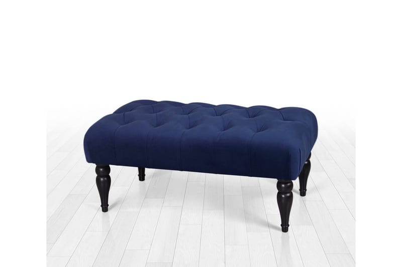 Hodgenville Fodskammel 92 cm Rektangulær - Marineblå - Møbler - Stole & lænestole - Taburet & skammel - Puf