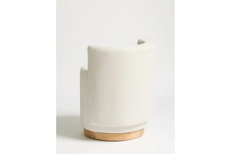 Kelran Fodskammel 45 cm - Creme - Møbler - Stole & lænestole - Taburet & skammel - Puf