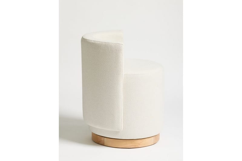 Kelran Fodskammel 45 cm - Creme - Møbler - Stole & lænestole - Taburet & skammel - Puf