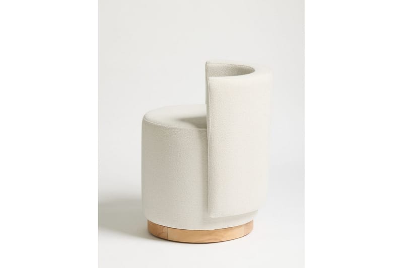 Kelran Fodskammel 45 cm - Creme - Møbler - Stole & lænestole - Taburet & skammel - Puf