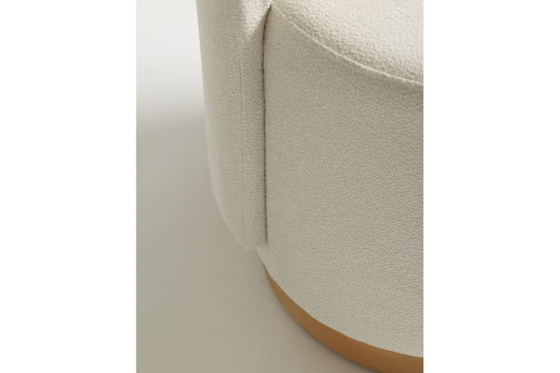Kelran Fodskammel 45 cm - Creme - Møbler - Stole & lænestole - Taburet & skammel - Puf