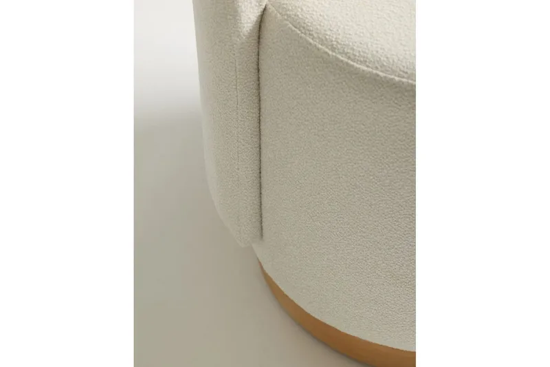 Kelran Fodskammel 45 cm - Creme - Møbler - Stole & lænestole - Taburet & skammel - Puf