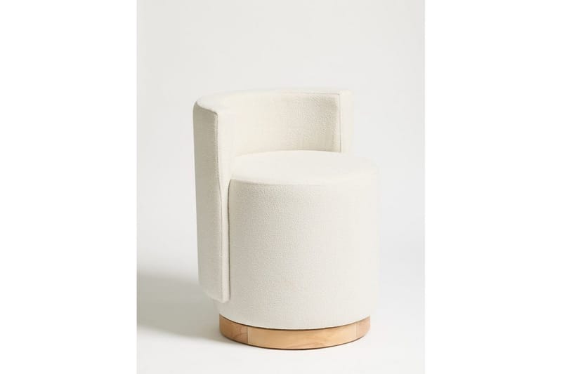 Kelran Fodskammel 45 cm, Creme