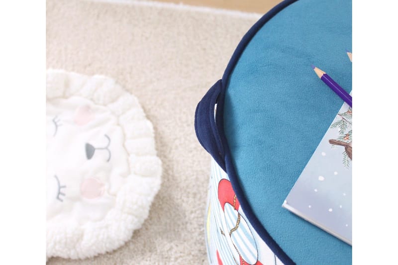 Lachine Børnepuf - Lyseblå/Hvid - Møbler - Stole & lænestole - Taburet & skammel - Ottoman