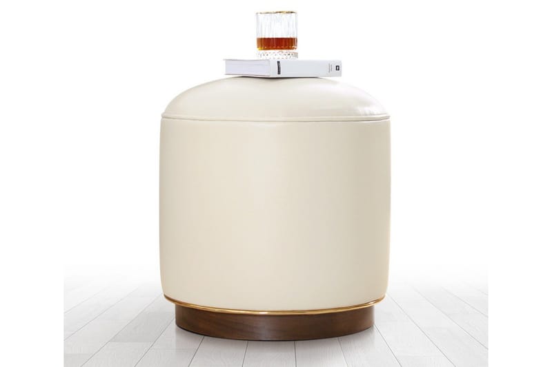 Lackawanna Siddepuf 42 cm - Lysebeige - Møbler - Stole & lænestole - Taburet & skammel - Ottoman