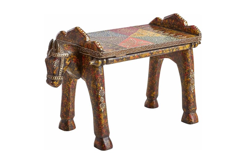 Lasarte skammel 58 cm, Brun