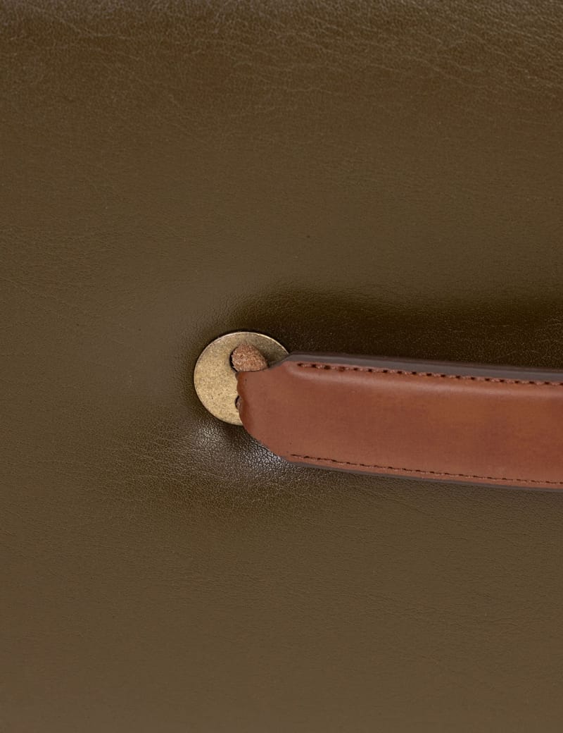 Lenira Sækkepuf 43 cm - Khaki - Møbler - Stole & lænestole - Taburet & skammel - Ottoman