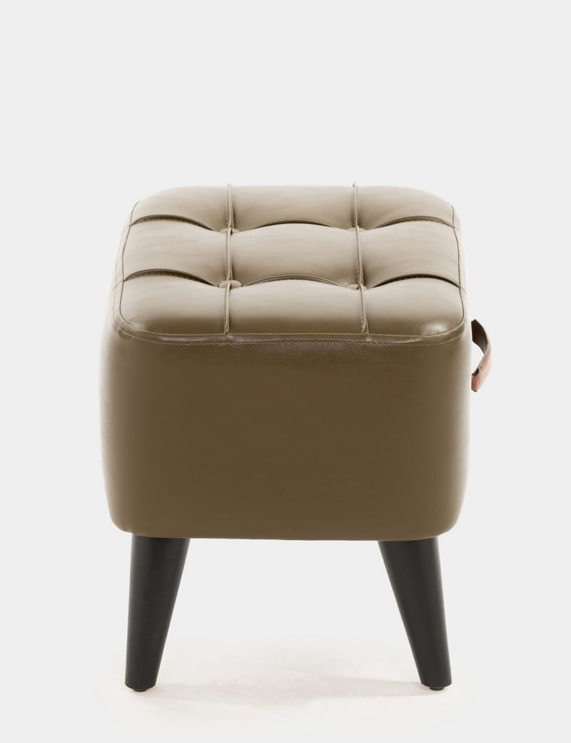 Lenira Sækkepuf 43 cm - Khaki - Møbler - Stole & lænestole - Taburet & skammel - Ottoman