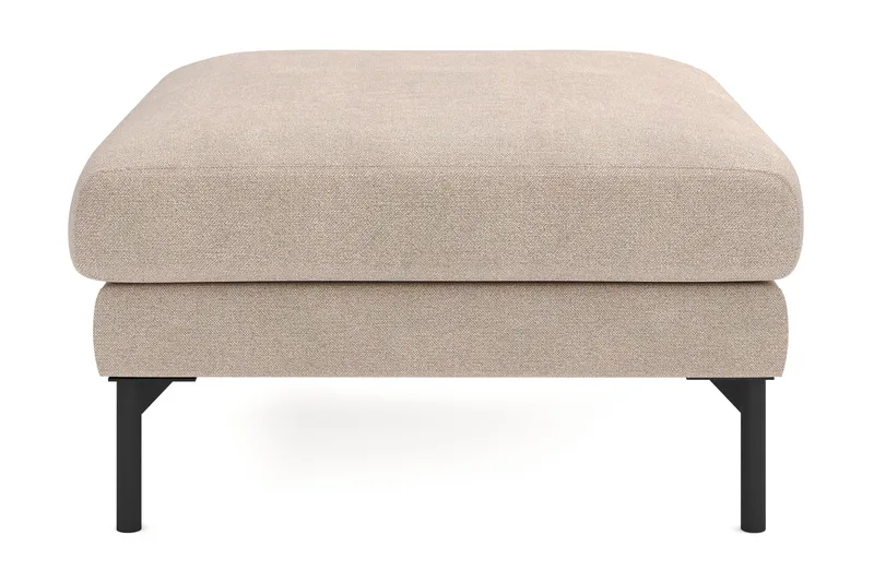 Menard Stof Fodskammel 87 cm bred - Beige - Møbler - Stole & lænestole - Taburet & skammel - Puf