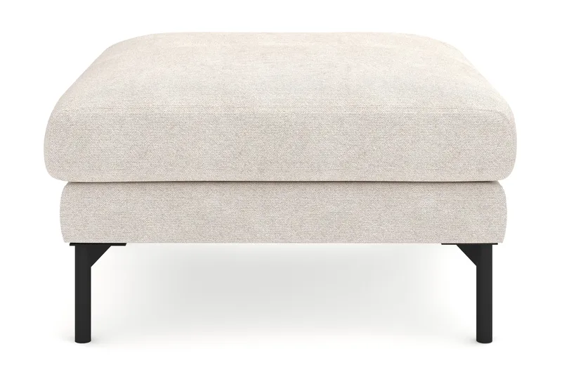 Menard Stof Fodskammel 87 cm bred - Beige - Møbler - Stole & lænestole - Taburet & skammel - Puf