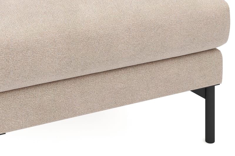 Menard Stof Fodskammel 87 cm bred - Beige - Møbler - Stole & lænestole - Taburet & skammel - Puf