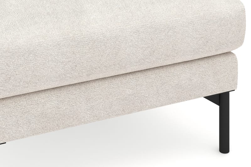 Menard Stof Fodskammel 87 cm bred - Beige - Møbler - Stole & lænestole - Taburet & skammel - Puf