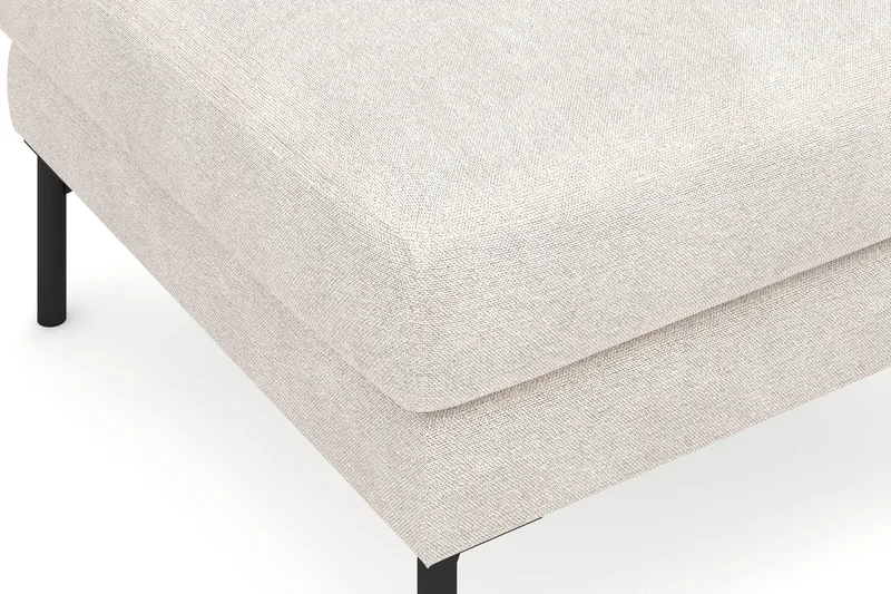 Menard Stof Fodskammel 87 cm bred - Beige - Møbler - Stole & lænestole - Taburet & skammel - Puf