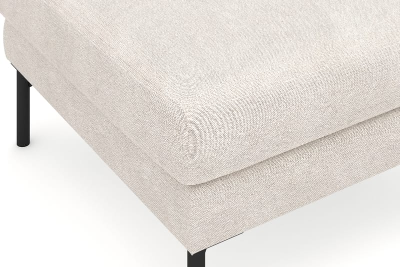 Menard Stof Fodskammel 87 cm bred - Beige - Møbler - Stole & lænestole - Taburet & skammel - Puf