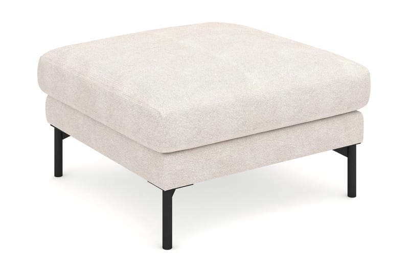 Menard Stof Fodskammel 87 cm bred - Beige - Møbler - Stole & lænestole - Taburet & skammel - Puf
