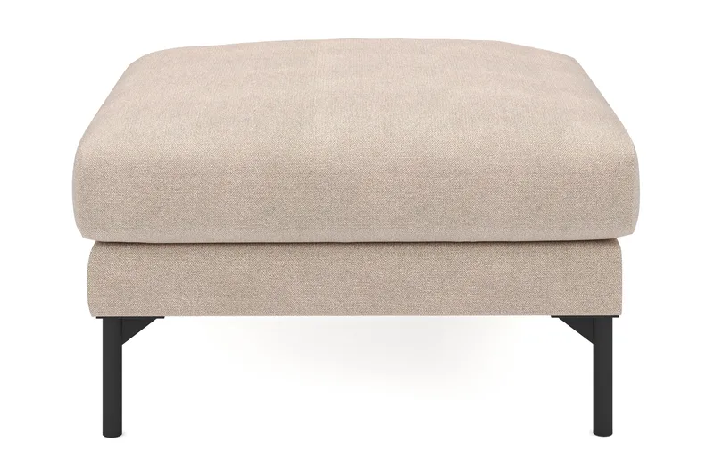 Menard Stof Fodskammel 87 cm bred - Beige - Møbler - Stole & lænestole - Taburet & skammel - Puf
