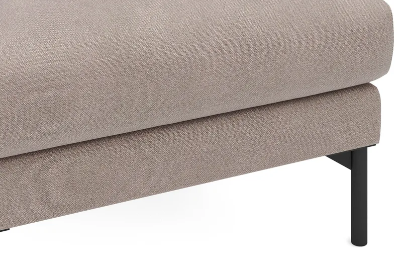 Menard Stof Fodskammel 87 cm bred - Brun - Møbler - Stole & lænestole - Taburet & skammel - Puf