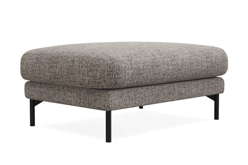 Menard Premium fodskammel i chenille - Grå - Møbler - Stole & lænestole - Taburet & skammel - Puf