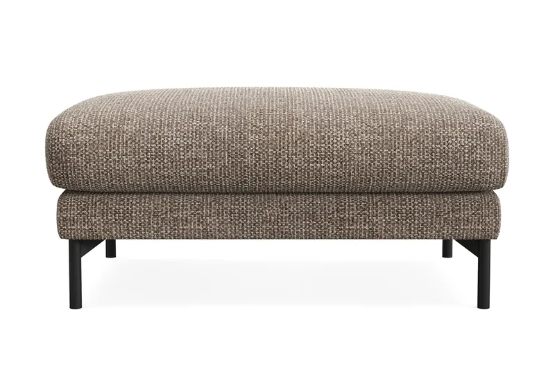 Menard Premium Fotskammel i Chenille, Brun