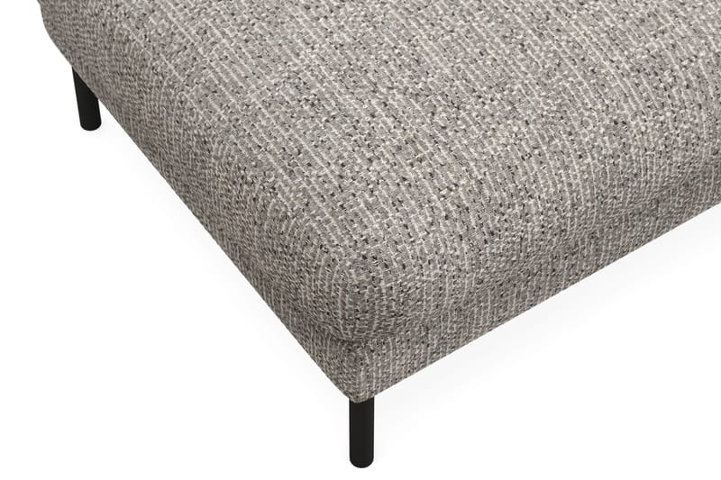 Menard Premium fodskammel i chenille - Grå - Møbler - Stole & lænestole - Taburet & skammel - Puf