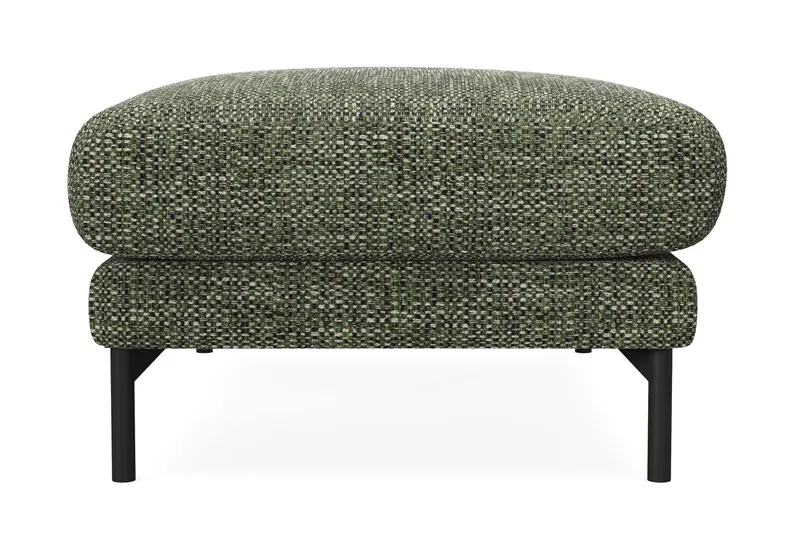 Menard Premium fodskammel i chenille - Grøn - Møbler - Stole & lænestole - Taburet & skammel - Puf