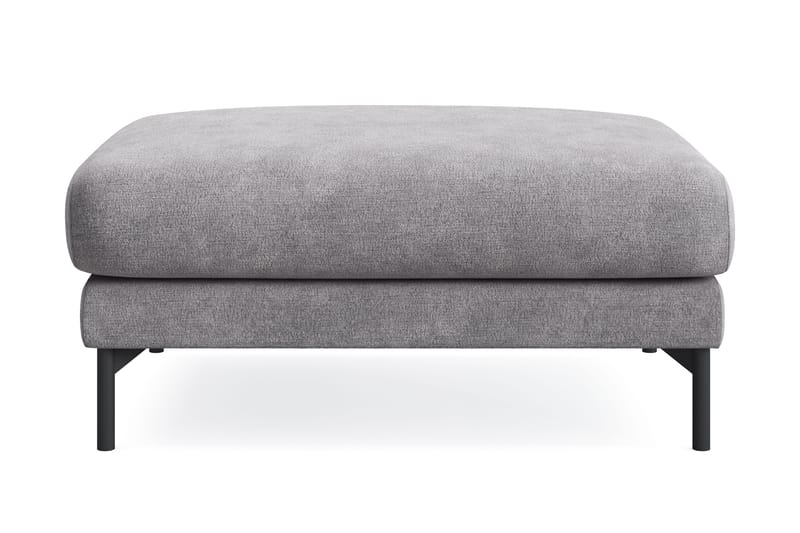 Menard Premium fodskammel i chenille - Grå - Møbler - Stole & lænestole - Taburet & skammel - Puf