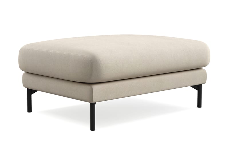 Menard Premium fodskammel i stof - Beige - Møbler - Stole & lænestole - Taburet & skammel - Puf