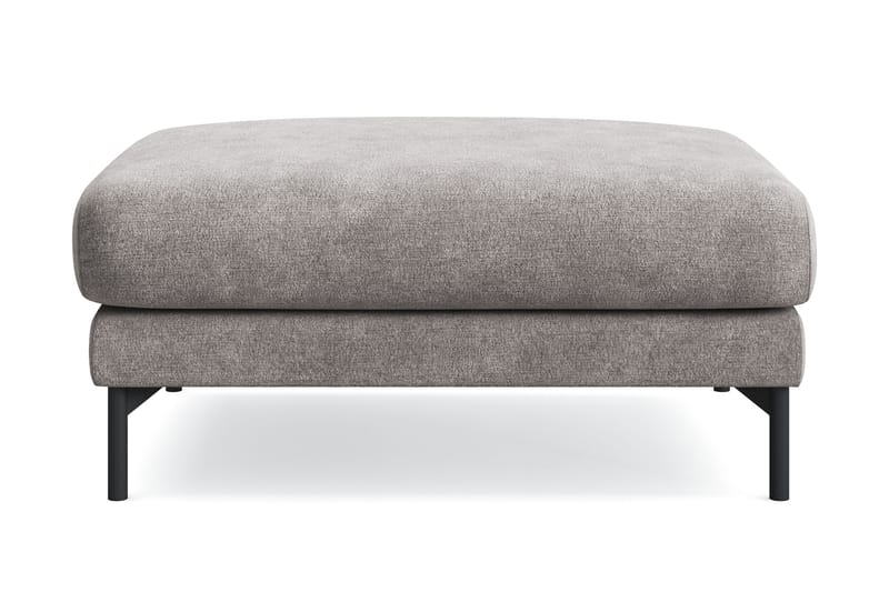 Menard Premium fodskammel i chenille, Grå/Brun