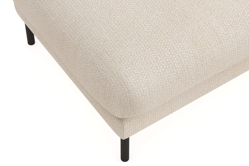 Menard Premium Fotskammel i Chenille - Lys Beige - Møbler - Stole & lænestole - Taburet & skammel - Puf