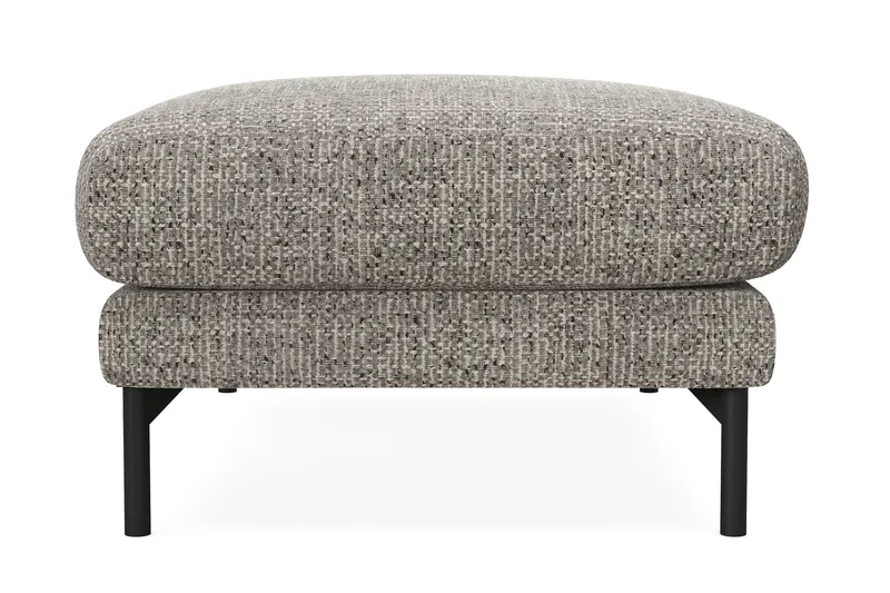 Menard Premium Fotskammel i Chenille - Grå - Møbler - Stole & lænestole - Taburet & skammel - Puf