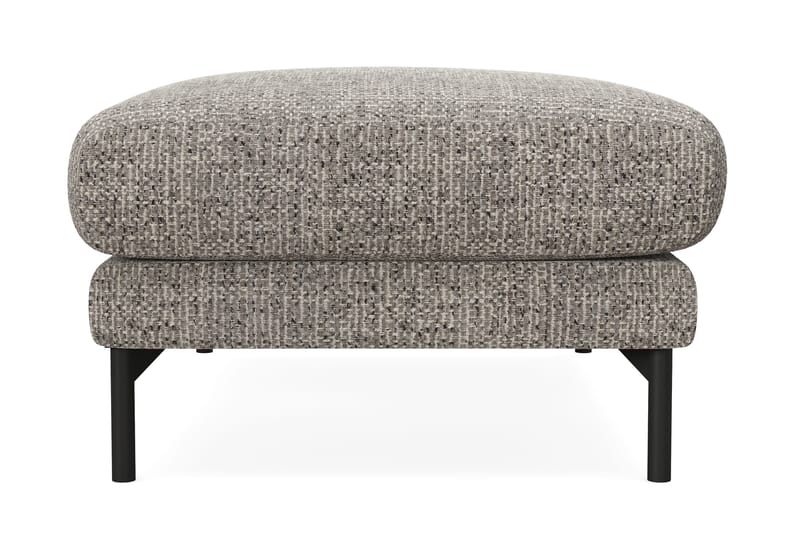 Menard Premium fodskammel i chenille - Grå - Møbler - Stole & lænestole - Taburet & skammel - Puf