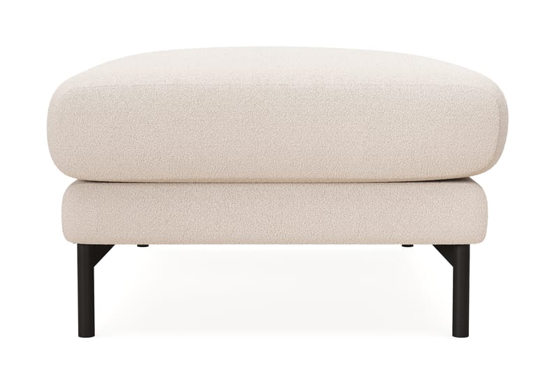Menard Premium Fotskammel i Bouclé - Lys Beige - Møbler - Stole & lænestole - Taburet & skammel - Puf