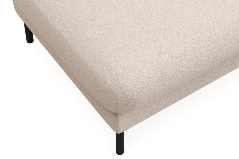 Menard Premium Fotskammel i Bouclé - Lys Beige - Møbler - Stole & lænestole - Taburet & skammel - Puf