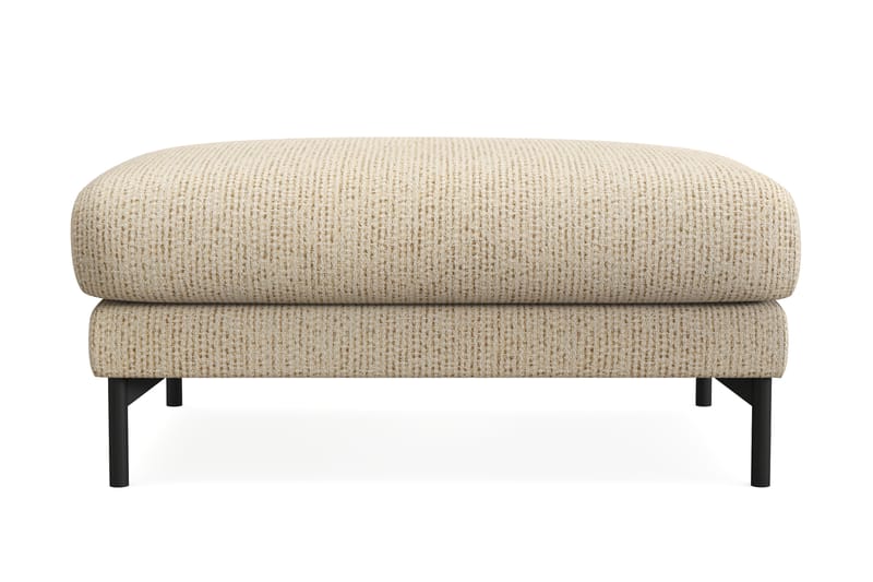 Menard Premium Fotskammel i Chenille - Beige - Møbler - Stole & lænestole - Taburet & skammel - Puf