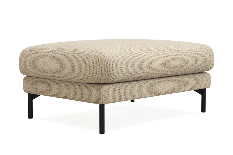 Menard Premium Fotskammel i Chenille - Beige - Møbler - Stole & lænestole - Taburet & skammel - Puf