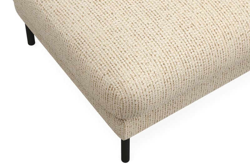 Menard Premium Fotskammel i Chenille - Beige - Møbler - Stole & lænestole - Taburet & skammel - Puf
