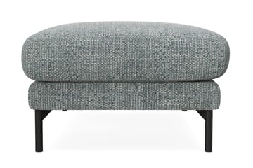 Menard Premium fodskammel i chenille - Grå/Blå - Møbler - Stole & lænestole - Taburet & skammel - Puf
